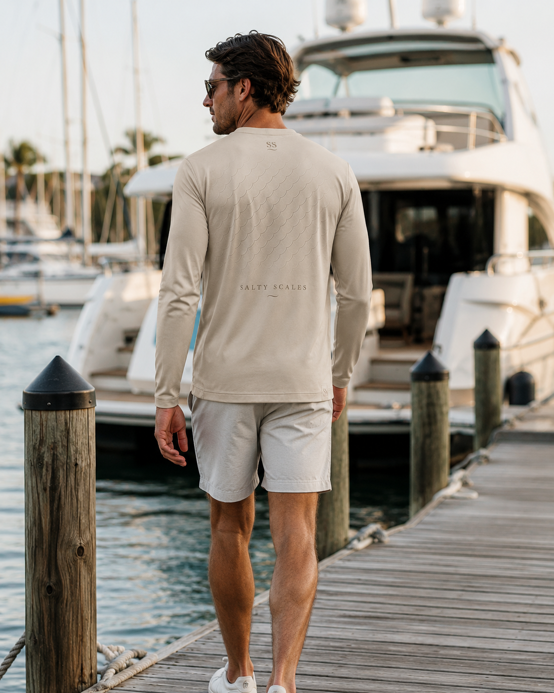 Salty Scales coastal lifestyle — marina